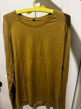 lululemon athletica Long Sleeve Shirt - Mustard Brown